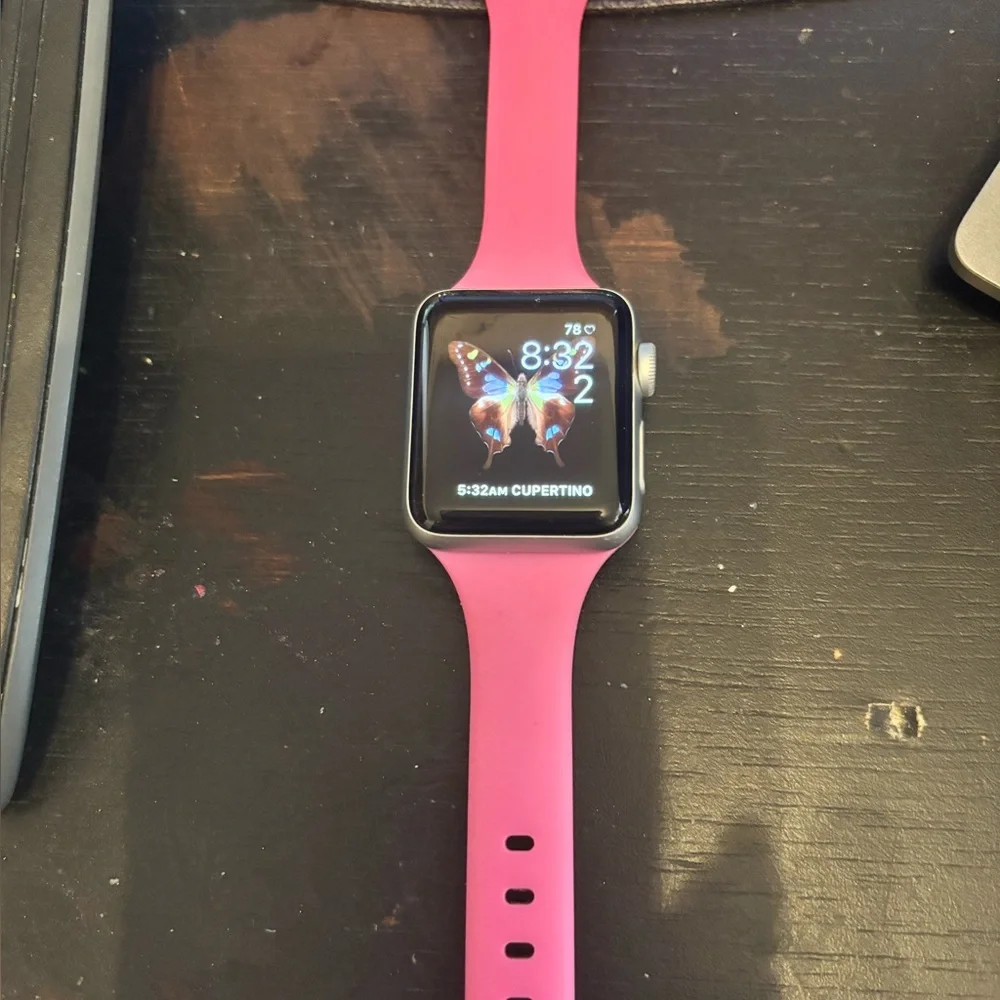 Smartwatch with Pink Band